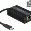 Delock Adapter USB Type-C Stecker zu 2,5 Gigabit LAN