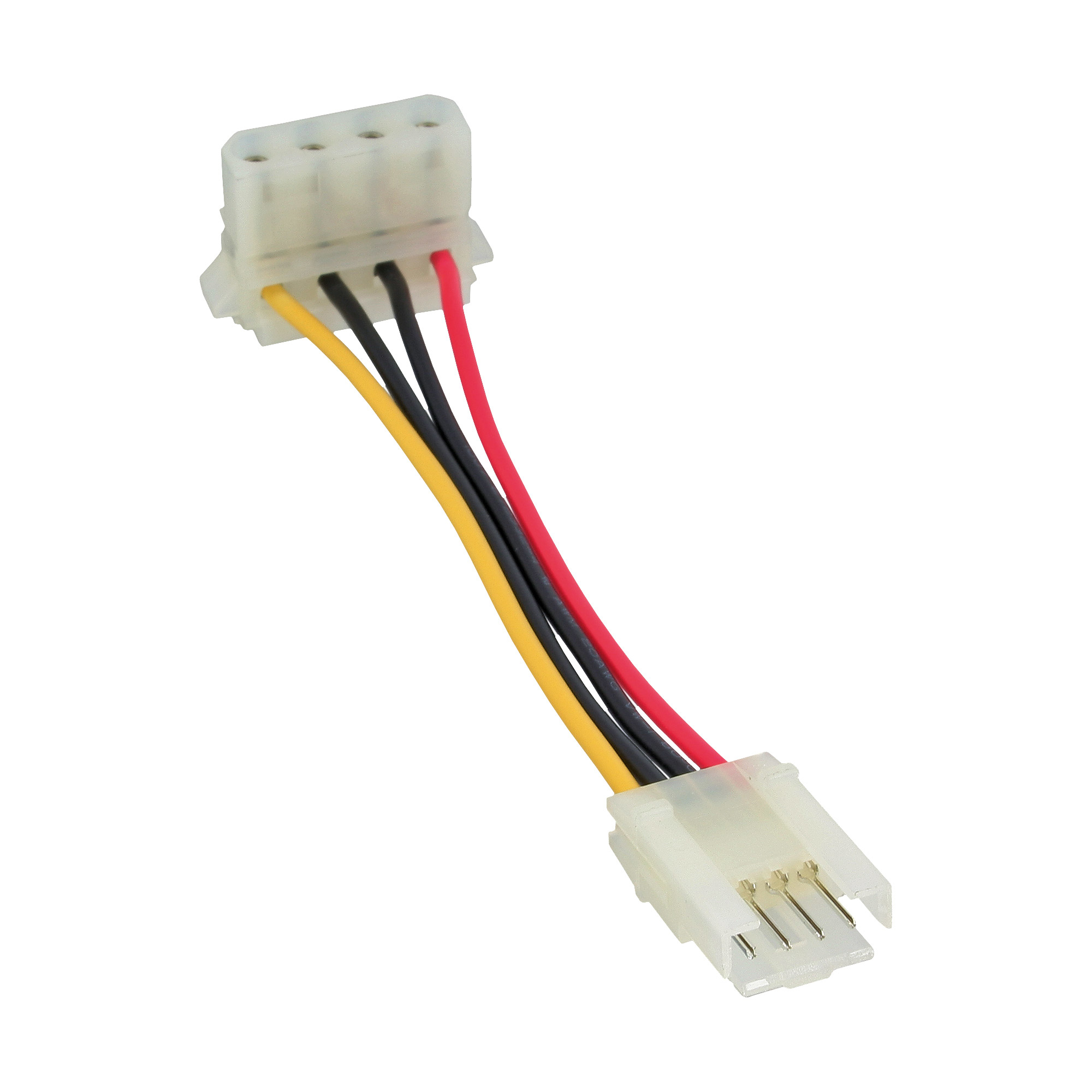 InLine® Stromadapter, 8,89cm (3,5") Buchse zu 13,34cm (5,25") Stecker gewinkelt, 6cm InLine® Stromadapter, 8,89cm (3,5") Buchse zu 13,34cm (5,25") Stecker gewinkelt, 6cm – Bild 2