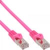 InLine® Patchkabel, SF/UTP, Cat.5e, pink, 0,3m, pink InLine® Patchkabel, SF/UTP, Cat.5e, pink, 0,25m