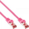 InLine® Patchkabel, S/FTP (PiMf), Cat.6, 250MHz, PVC, Kupfer, pink, 0,5m, pink InLine® Patchkabel, SF/UTP, Cat.5e, pink, 0,25m