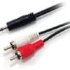 equip Audio Cable 3.5mm Male to 2 RCA Male, 2.5m