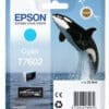 Epson Tintenpatronen T7602 Cyan (26 ml) 1 Sparen Sie bis zu 30 % Tintemit separaten Einzelpatronen von Epson<br>Seit vielen Jahren profitieren Kunden von den Vorteilen separater Einzelpatronen von Epson, bei denen jeweils nur eine Farbe ausgetauscht werden muss. Wir wissen, dass unsere Kunden nicht alle Farben gleichermaßen benötigen und dass farbige Tinte oft zu unterschiedlichen Zeiten aufgebraucht wird.<br><br>Bei kombinierten Farbtintenpatronen müssen Sie, wenn nur eine Farbe aufgebraucht ist, die gesamte Patrone ersetzen. Dabei landet auch unverbrauchte Tinte der anderen Farben im Abfall. Bei den separaten Einzelpatronen von Epson hingegen muss immer nur die jeweils verbrauchte Farbe ersetzt werden. So sparen Sie bis zu 30 % Tinte1.<br><br>Niedrigere Druckkosten dank XL-Tintenpatronen<br>Die neuesten Tintenpatronen von Epson gibt es wahlweise in den Größen Standard und XL. Die Standardgröße empfiehlt sich, wenn Sie die Austauschkosten gering halten möchten oder wenn Sie selten drucken. XL-Tintenpatronen eignen sich für Kunden mit großen Druckvolumen.<br><br>Tinten von Epson sind für Epson Drucker optimiert<br>Epson Tinten sind speziell für den Einsatz in Druckern von Epson konzipiert und sorgen für ein scharfes Druckbild, wischfesten Text und Fotos, deren Farben auch nach Generationen noch lebendig sind. Original Epson Tinten werden unter strengen Qualitätssicherungsstandards hergestellt, damit Epson für Drucker, Tinten und Medien ein Höchstmaß an Qualität garantieren kann.<br><br>Original Epson EasyMail-Verpackung<br>Mit der EasyMail-Verpackung lässt sich im Internet bestellte Tinte bequem bis an Ihre Haustür liefern. Als Besonderheit haben wir diese Verpackung so gestaltet, dass sie bequem durch die meisten Briefschlitze passt - vorausgesetzt Sie müssen keine Unterschrift leisten. Sie verpassen keine Lieferung mehr.