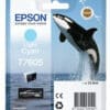 Epson Tintenpatrone T7605 light Cyan (25,9ml) Erleben Sie mit dieser Tinte atemberaubend lebensechte Farben. Sie ist Teil eines Neun-Farben-Systems, das ein breites Farbspektrum erzielt.<br><br>Alle diese neuen Tinten besitzen eine hohe optische Dichte und verbessern die Farbübergänge in dunklen Bereichen. Das verleiht Ihren Bildern sowohl im Schwarzweiß- als auch im Farbdruck eine umwerfende Detailtreue. Die Reduzierung des Bronzetons ermöglicht extrem präzise Farbtöne.