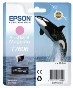Epson Tintenpatrone T7606 vivid hell Magenta (26 ml)