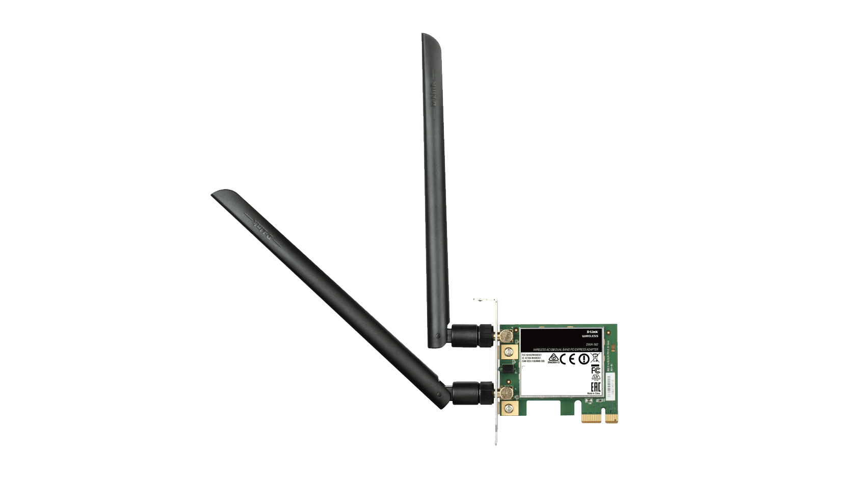 D-Link DWA-582 AC1200 Dualband PCIe Adapter D-Link DWA-582 AC1200 Dualband PCIe Adapter – Bild 2