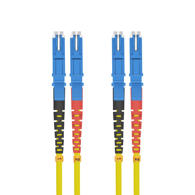 helos LWL Patchkabel E2000®/E2000® (LSH) Duplex 9/125µm OS2 gelb 2,0m helos LWL Patchkabel E2000®/E2000® (LSH) Duplex 9/125µm OS2 gelb 2,0m