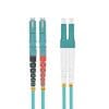 Uniboot (LWL) Patchkabel, 1 Mantel 2 Faser, Duplex Rangierkabel 9/125µ Singlemode,OS2 I-VH 2G 9/125µ OS2, LSZH,CPR Cca(s1a,d0,a1), gelb,2 mm Ø, bis 40 Gbit/s, ISO/IEC 11801, IEC60793-2-10, IEC-61753-222-2,