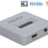 Delock M.2 Dockingstation für M.2 NVMe PCIe SSD mit USB Type-C Buchse