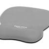 Delock Ergonomisches Mauspad mit Handballenauflage grau 245 x 206 mm