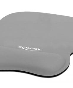 Delock Ergonomisches Mauspad mit Handballenauflage grau 245 x 206 mm