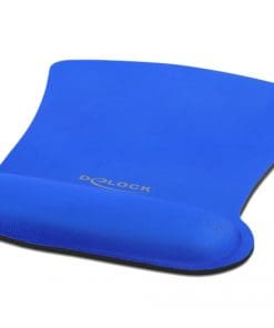 Delock Ergonomisches Mauspad mit Handballenauflage blau 255 x 207 mm