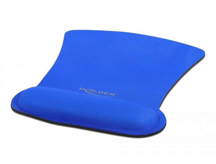 Delock Ergonomisches Mauspad mit Handballenauflage blau 255 x 207 mm Delock Ergonomisches Mauspad mit Handballenauflage blau 255 x 207 mm