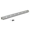helos LWL 19" Breakoutbox Frontplatte 6-Fach Blende unbestückt, grau