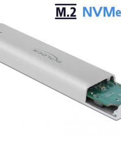 Delock Externes Gehäuse für M.2 NVMe PCIe SSD USB Type-C Buchse
