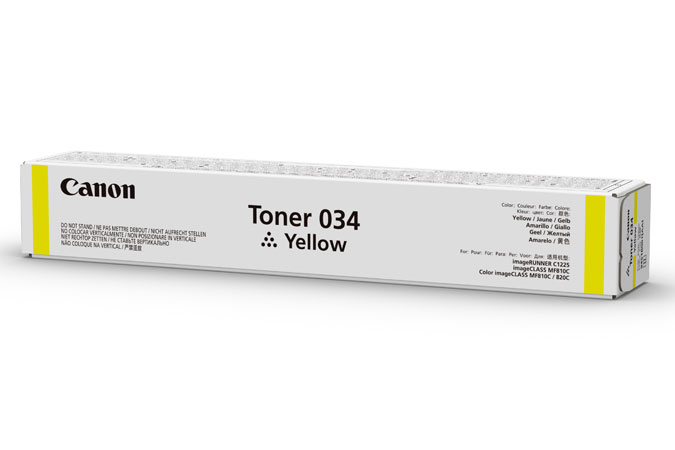 Canon Toner 034 Gelb (ca. 7.300 Seiten) Canon Toner 034 Gelb (ca. 7.300 Seiten)