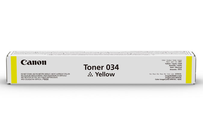 Canon Toner 034 Gelb (ca. 7.300 Seiten) Canon Toner 034 Gelb (ca. 7.300 Seiten) – Bild 2