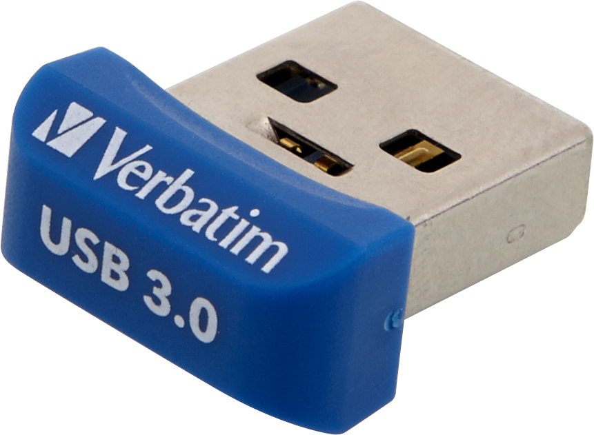 Verbatim Store 'n' Stay NANO - USB 3.0-Stick 32 GB - Blau Verbatim Store 'n' Stay NANO - USB 3.0-Stick 32 GB - Blau – Bild 2