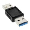 InLine® USB 3.0 Adapter, Stecker A auf Stecker A, blau