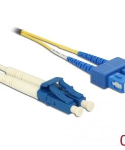 Delock Kabel LWL LC > SC Singlemode OS2 0,5 m