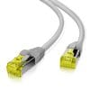 hochflexibles Patchkabel , Premium Qualität , Cat 6a, 500 MHz , 4 x 2 x AWG 27, doppelt geschirmt , 100% Vollkupfer Patchkabel mit schmalem Knickschutz inkl. Längenbezeichnung , extrem flexibel und belastbar , halogenfreier TPE Außenmantel , 500 MHz , 10-Gigabitfähig , vergoldete Kontakte , umweltfreundliche Umverpackung , 25 Jahre Garantie