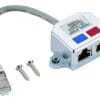 helos T-Adapter Cat 5e ISDN/ISDN Cable-Sharing Adapter 0,15m