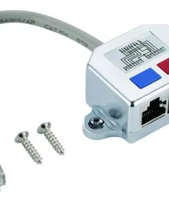 helos T-Adapter Cat 5e ISDN/ISDN Cable-Sharing Adapter 0,15m