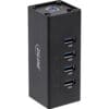 InLine® USB 3.0 Aluminium Hub, 4 Port, schwarz, mit 2,5A Netzteil, schwarz InLine® USB 3.0 Hub, 7 Port, Aluminiumgehäuse, schwarz, mit 2,5A Netzteil
