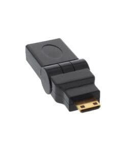InLine® HDMI Adapter, HDMI A Buchse auf Mini HDMI C flexibel, 4K2K kompatibel, vergoldete Kontakte