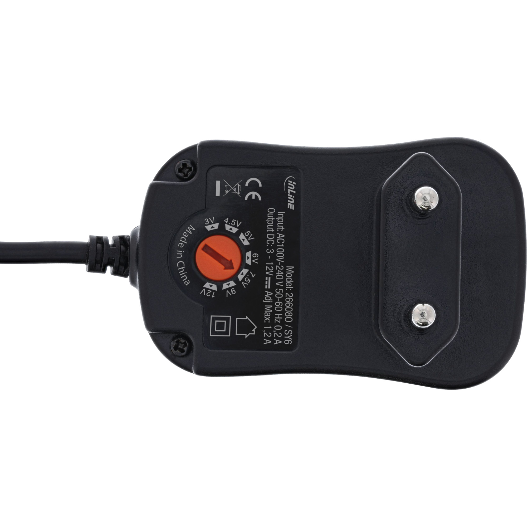 InLine® Universal Steckernetzteil 12W, 110-240V auf 3-12V, max. 1200mA InLine® Universal Steckernetzteil 12W, 110-240V auf 3-12V, max. 1200mA – Bild 2