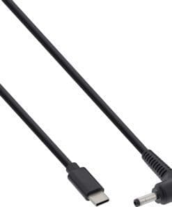 InLine® USB Typ-C zu BenQ/ASUS Notebook (rund/klein) Ladekabel, 2m