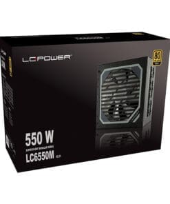 LC-Power LC6550M V2.31, ATX-Netzteil Super Silent Modular Serie, 550W, 80 PLUS GOLD – Bild 5