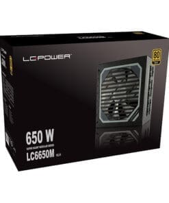LC-Power LC6650M V2.31, ATX-Netzteil Super Silent Modular Serie, 650W, 80 PLUS GOLD – Bild 5