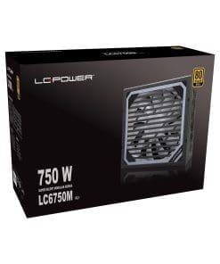 LC-Power LC6750M V3.1, ATX-Netzteil Super Silent Modular Serie, 750W, 80+ GOLD – Bild 10