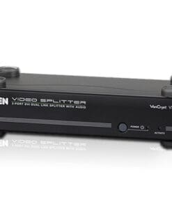 ATEN VS172 Video-Splitter DVI 2-fach Monitor-Verteiler mit Audio, Dual-Link