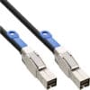 InLine® externes Mini SAS HD Kabel, SFF-8644 zu SFF-8644, 12Gb/s, 2m, schwarz InLine® externes Mini SAS HD Kabel, SFF-8644 zu SFF-8088, 6Gb/s, 1m