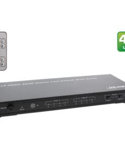 InLine® HDMI Matrix Switch / Umschalter, 4K2K, 4 Eingänge auf 2 Ausgänge