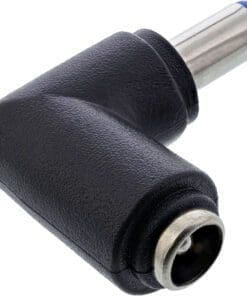 Alternative view of InLine® DC Adapter, 5,5x2,1mm DC Hohlstecker Stecker / Buchse gewinkelt