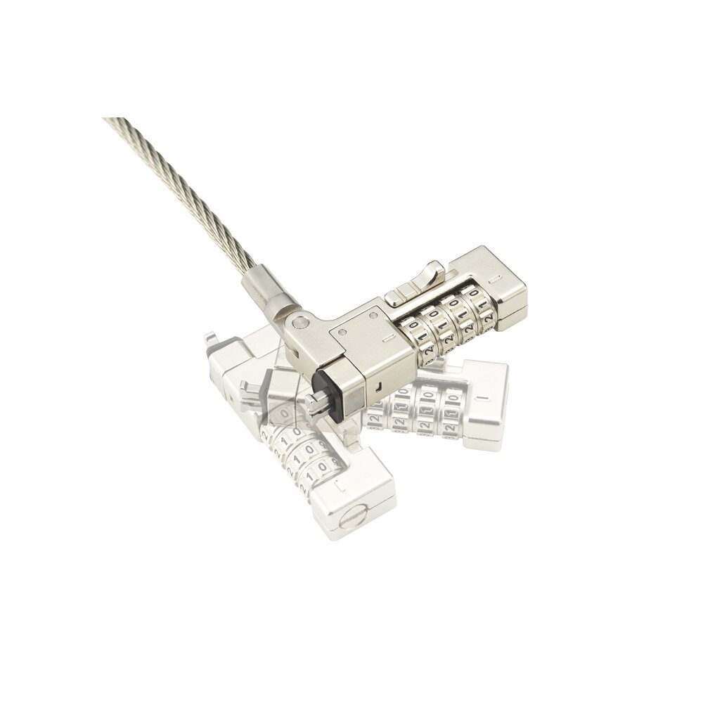 Kensington Slim NanoSaver 2.0 EQ Kabelschloss Silber 1,8 m Kensington Slim NanoSaver 2.0 EQ Kabelschloss Silber 1,8 m – Bild 5