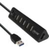 InLine® Smart Hub, 7-fach USB 3.0 / 2.0 Hub mit Schnelllade-Anschluss InLine® DVI USB KVM Extender, Verlängerung über UTP, mit Audio, bis 50m