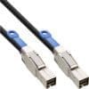 InLine® externes Mini SAS HD Kabel, SFF-8644 zu SFF-8644, 12Gb/s, 0,5m, schwarz InLine® externes Mini SAS HD Kabel, SFF-8644 zu SFF-8644, 12Gb/s, 1m