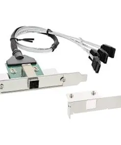 InLine® SAS HD Slotblech PCI + 50p Centr., mit Kabel, ext. SFF-8644 auf int. 4x