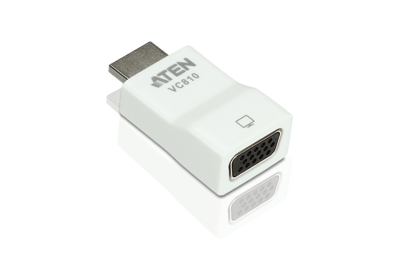 ATEN VC810 Video-Konverter HDMI zu VGA, weiß ATEN VC810 Video-Konverter HDMI zu VGA, weiß
