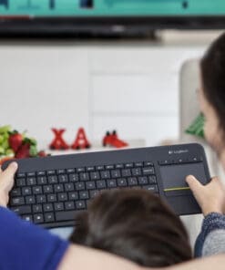 Logitech Wireless Touch Keyboard Plus K400 schwarz/gelb Logitech Wireless Touch Keyboard Plus K400 schwarz/gelb – Bild 3