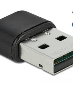 Delock Bluetooth 4.2 und Dualband WLAN ac/a/b/g/n 433 Mbps USB Adapter