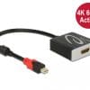 Delock Aktiver mini DisplayPort 1.4 zu HDMI Adapter 4K 60 Hz (HDR)