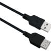 helos Verlängerungskabel, USB 2.0 A Stecker/A Buchse, 0,5m, schwarz USB Type-C 2.0 Stecker an Lightning Stecker , Made for iPod, iPhone, iPad (MFI-zertifiziert) , Sync- & Ladekabel , bis zu 87 Watt laden möglich , Länge: 1,0m , Farbe: weiß