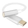 helos Adapterkabel, USB 3.1 Type-C St./Klinkenbuchse 3,5mm, PREMIUM, silber mini DisplayPort 1.2 St./HDMI 2.0 Buchse , 3840 x 2160 @ 60 HZ , PREMIUM , TPE-Außenmantel (hochflexibel) , Alumnium-Gehäuse , Kabellänge: 10cm , vergoldete Kontakte , ULTRA HD 4K ,Farbe: silber
