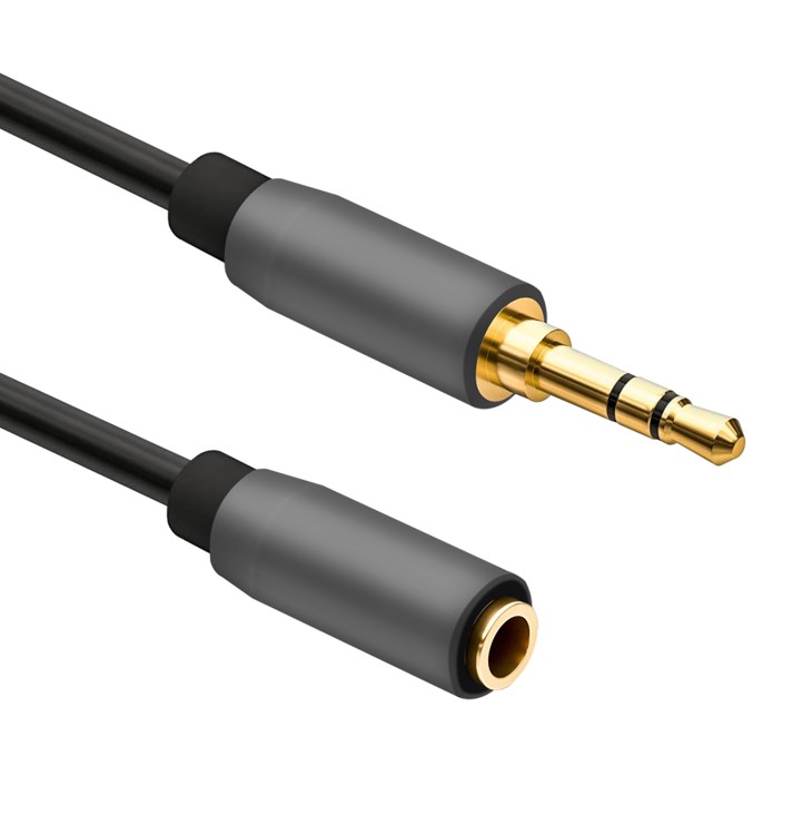 helos Verlängerungskabel, Klinke 3,5mm St./Buchse 3 Pin, PREMIUM, 1,0m, schwarz helos Verlängerungskabel, Klinke 3,5mm St./Buchse 3 Pin, PREMIUM, 1,0m, schwarz