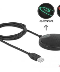 Delock USB Kondensator Mikrofon Omnidirektional für Konferenzen