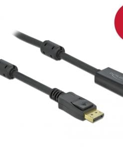 Delock Aktives DisplayPort 1.2 zu HDMI Kabel 4K 60 Hz 7 m